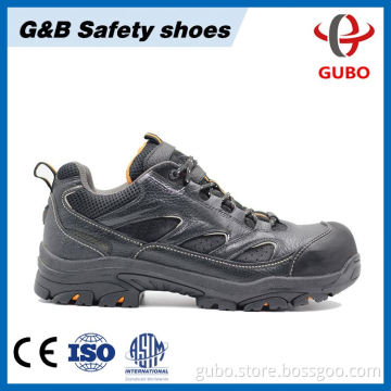 Cheap Electrical Worker Steel Toe Lace Up Ventilated Heat Resistant Safety Shoes